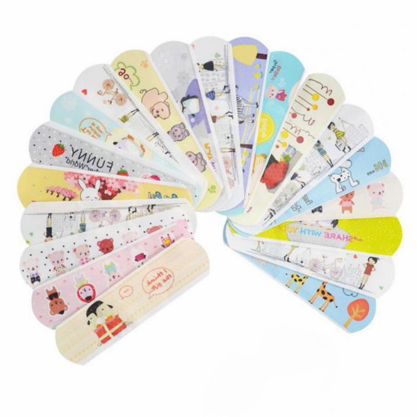 Wholesale Customized Sterile Waterproof PE Cartoon Finger Band Aid For Wound Care