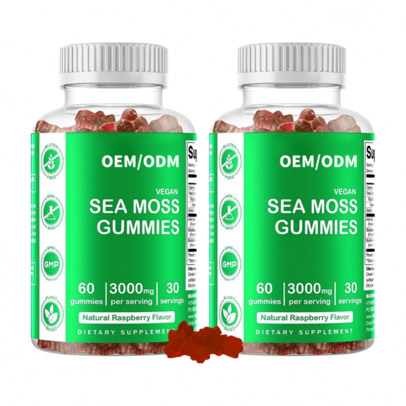 Wholesale Sea Moss Gummy Vegan Vitamin C Supplement for Teenagers and Adults